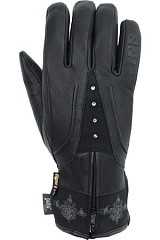 IXS 42502-003 Перчатки кожаные женские Amina (black)