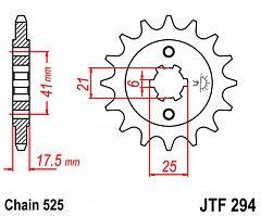 JT JTF294.15 Звезда ведущая