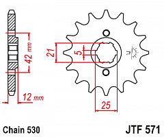 JT JTF571.16 Звезда ведущая