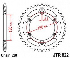 JT JTR822.43 Звезда ведомая