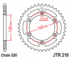 JT JTR210.38 Звезда ведомая