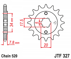 JT JTF327.13 Звезда ведущая