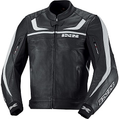 IXS 73015-031 Куртка кожаная Shertan (black-white)