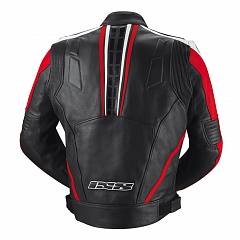 IXS 73015-321 Куртка кожаная Shertan (black-red-white)