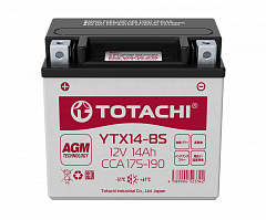 TOTACHI YTX14-BS Аккумуляторная батарея 