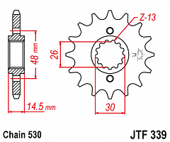 JT JTF339.15 Звезда ведущая